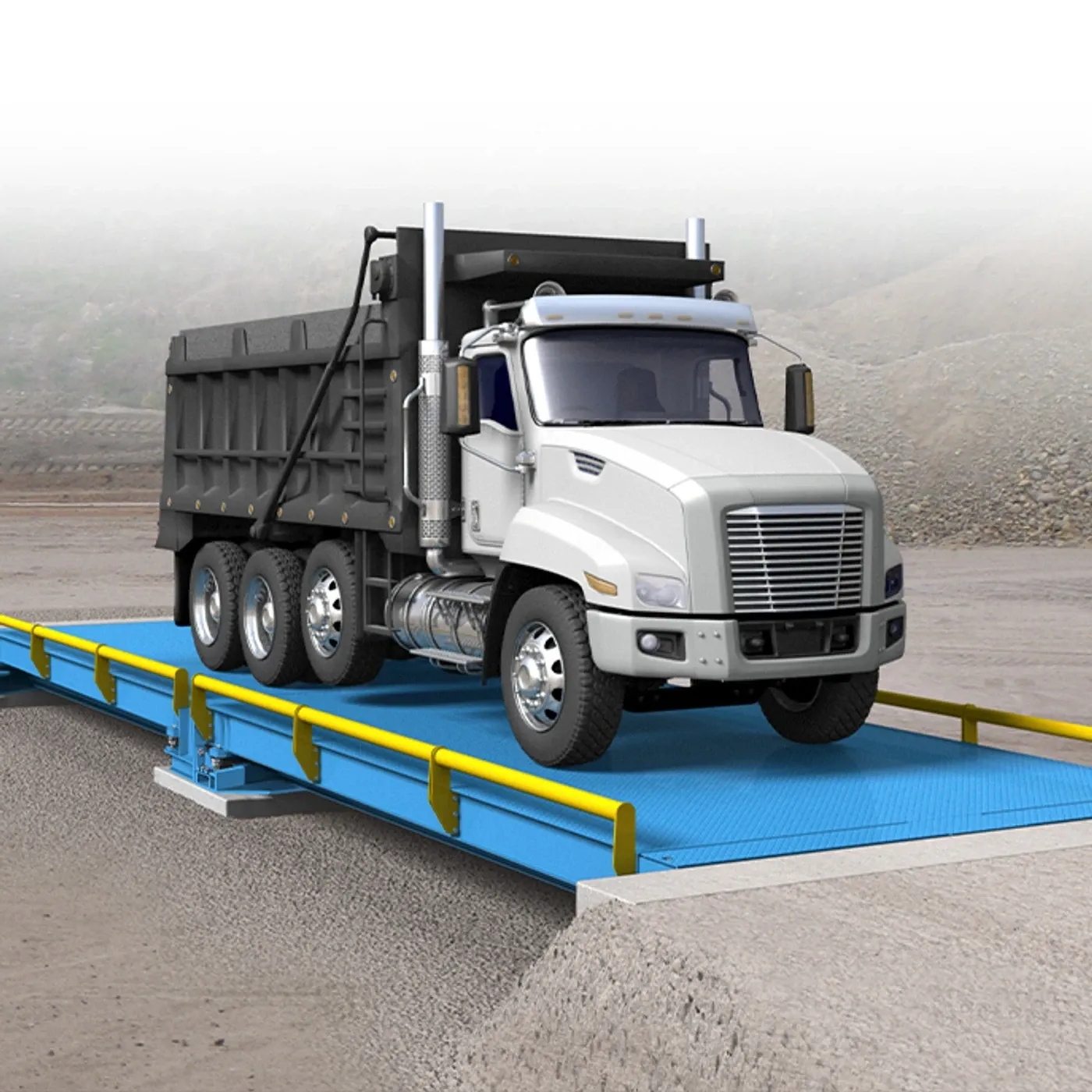 Avery Weigh-Tronix BridgeMont BMS-P Portable Truck Scale, application view