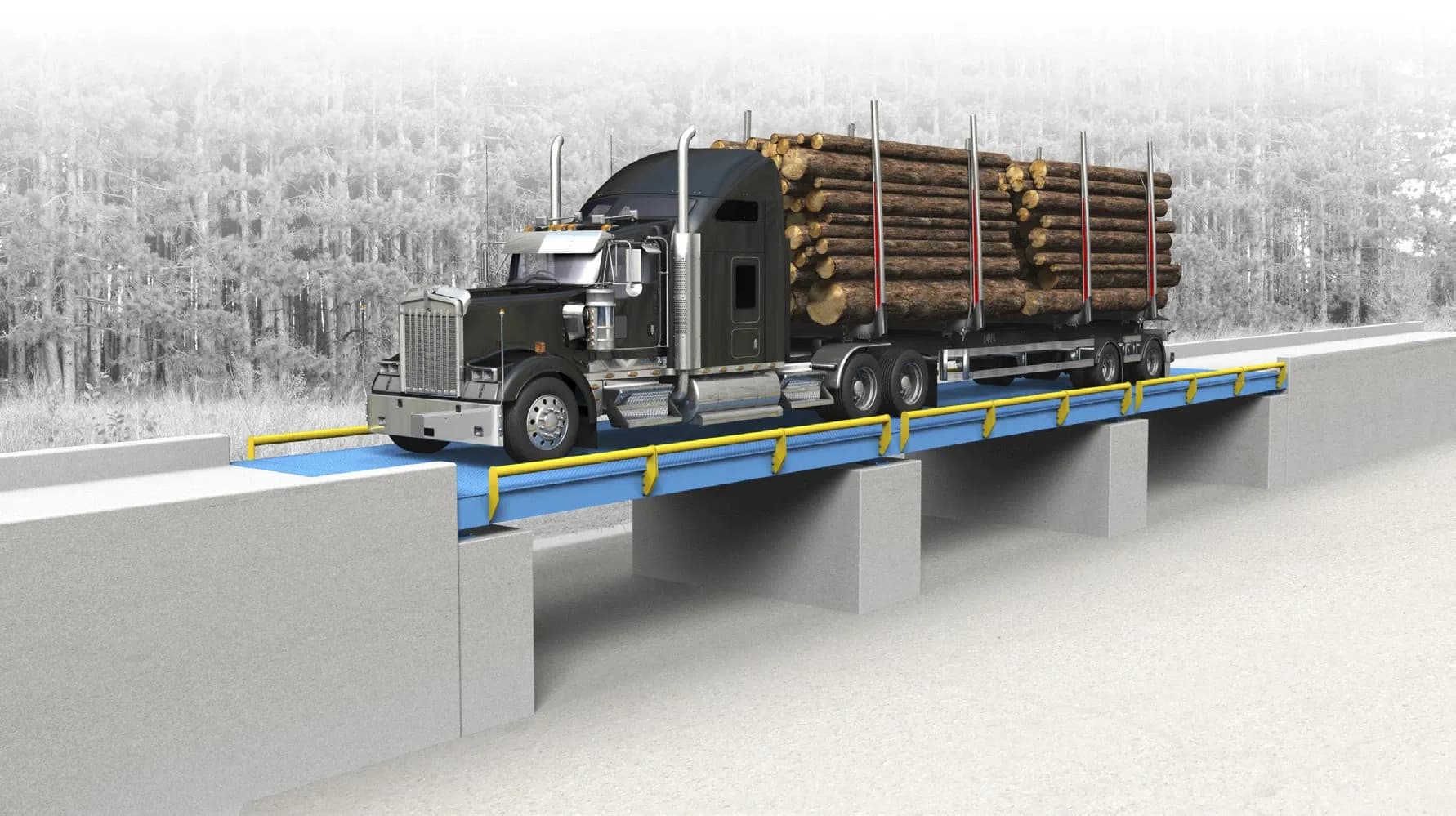 Avery Weigh-Tronix SteelBridge IMXT Steel Deck Truck Scale, application view