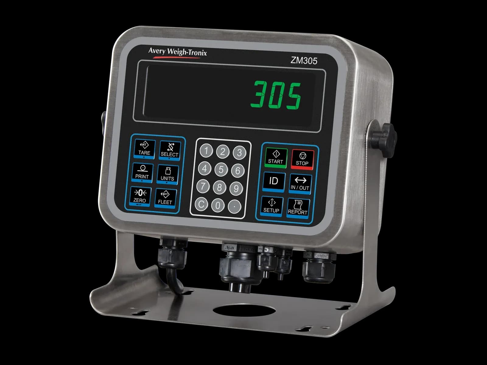 Avery Weigh-Tronix ZM305 Multi-Function Weight Indicator, left view