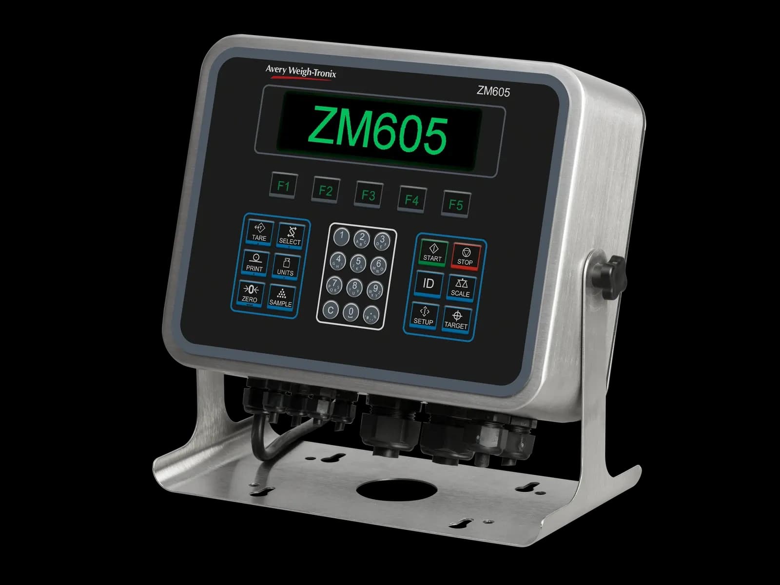 Avery Weigh-Tronix ZM605 Weight Indicator, left view
