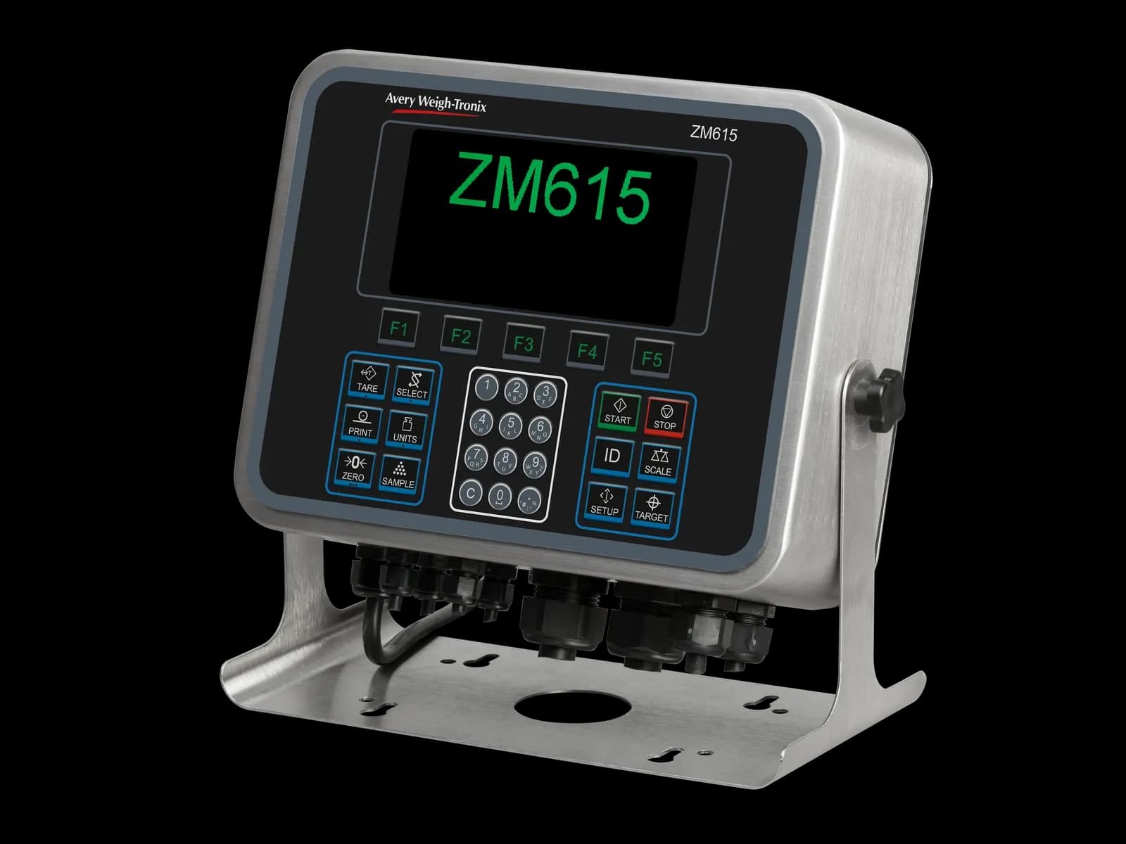 Avery Weigh-Tronix ZM615 Weight Indicator, left view