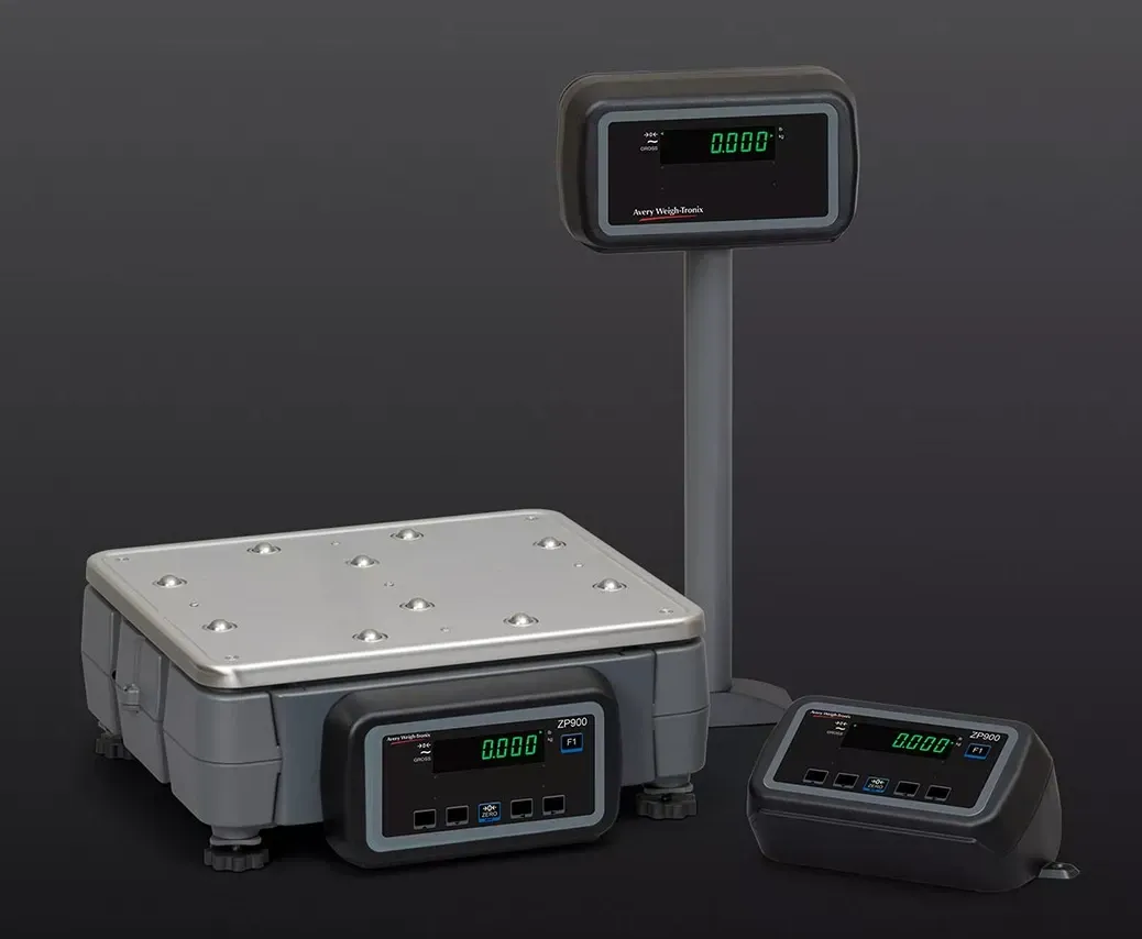 ZP900 postal scale installed at a shipping counter