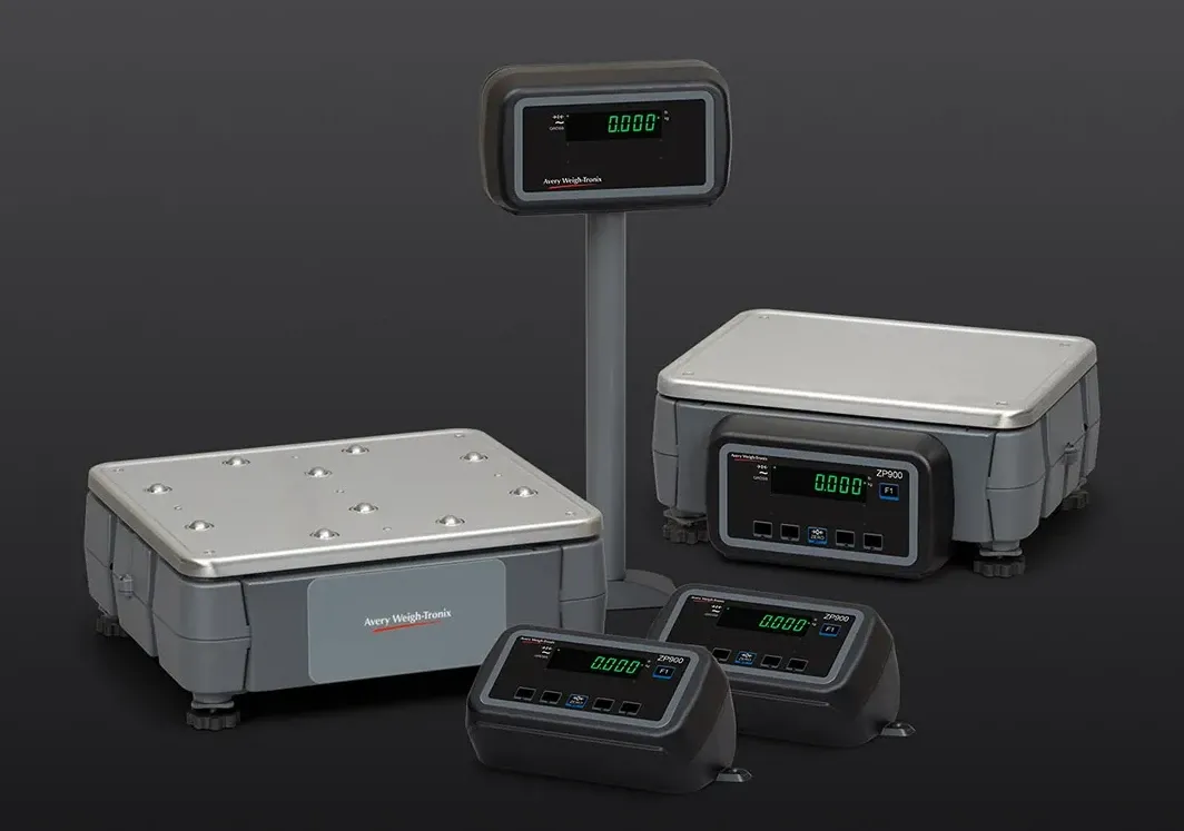 ZP900 postal scale display arrangement