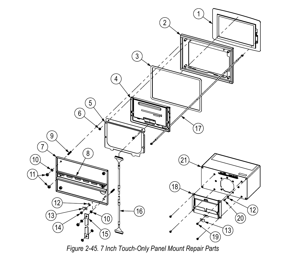 1280 Touch7 assembly