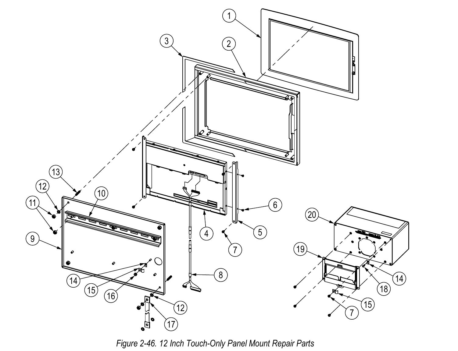 1280 Touch12 assembly