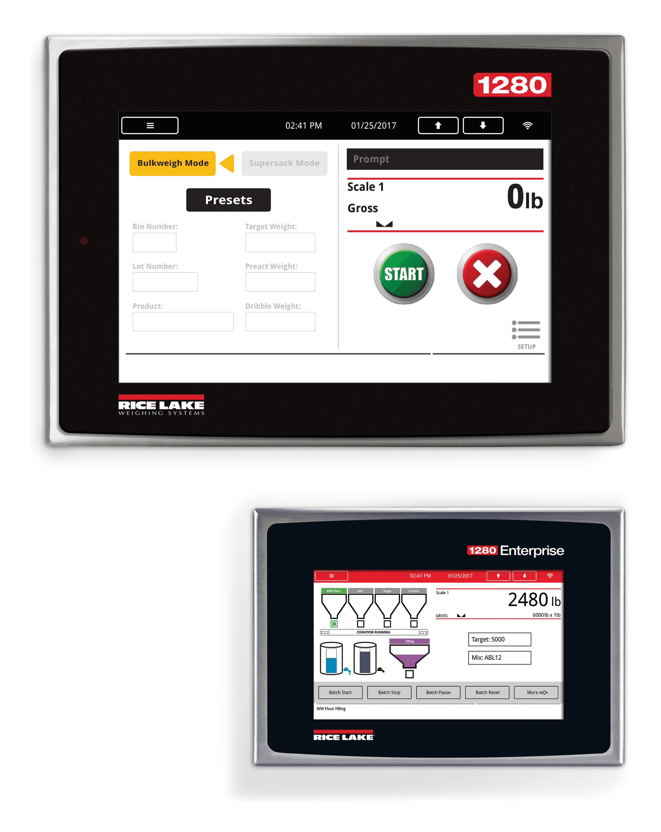 1280 touch-only7 and12 inch displays