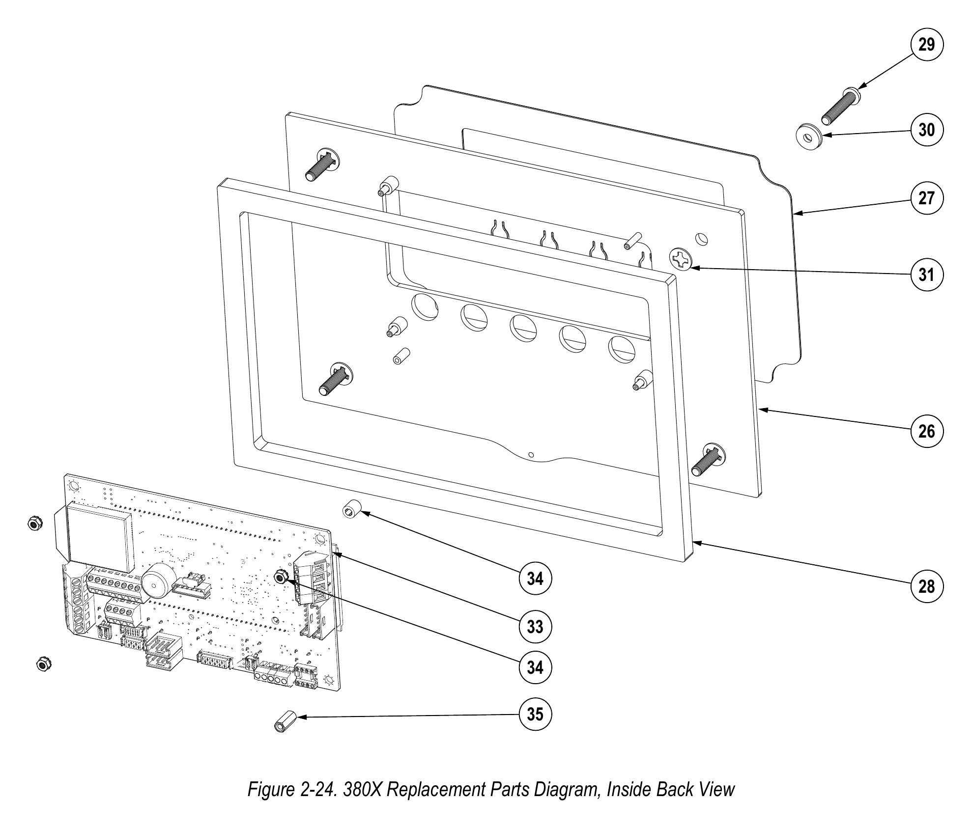 380X replacement-parts drawing page28