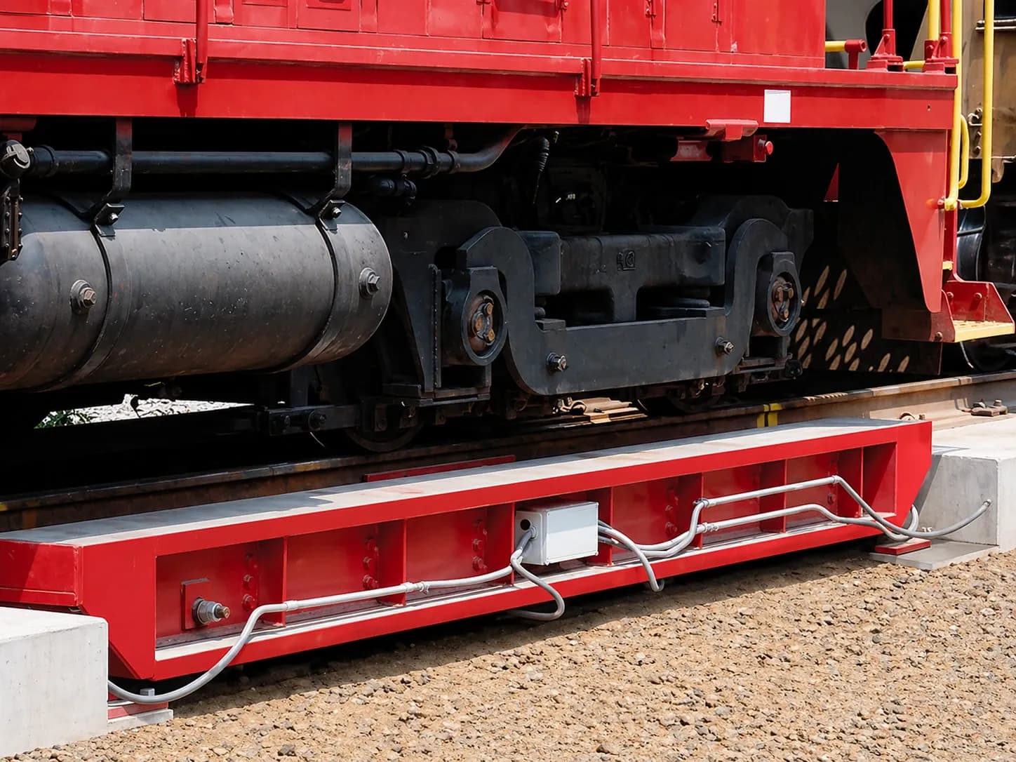 Walz SVR-LP low profile modular rail scale product view.