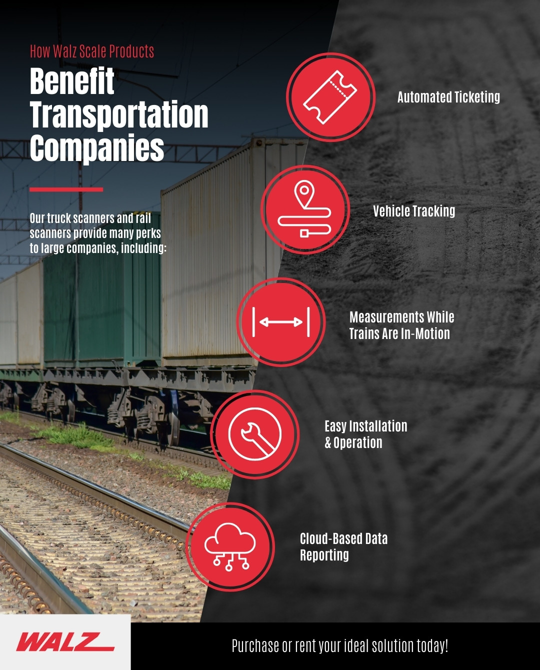 How Walz Scale Products Benefit Transportation Companies Infographic